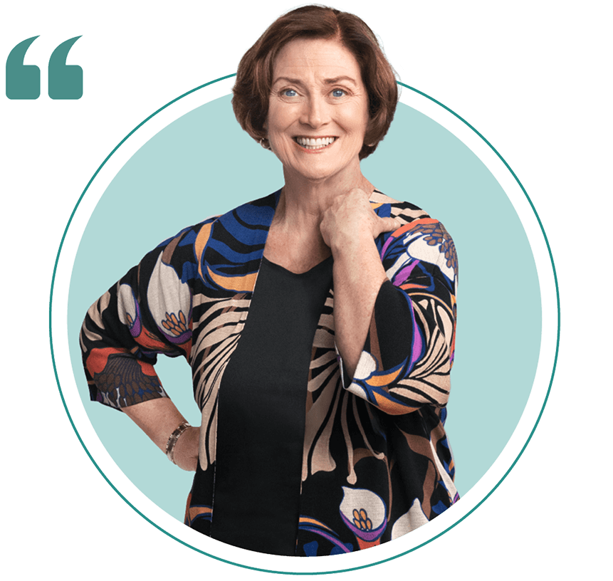 Donna, a paid Novo Nordisk ambassador who is a fearless hiker and energetic nana