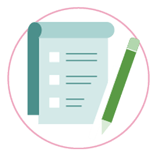 Notepad and pen icon